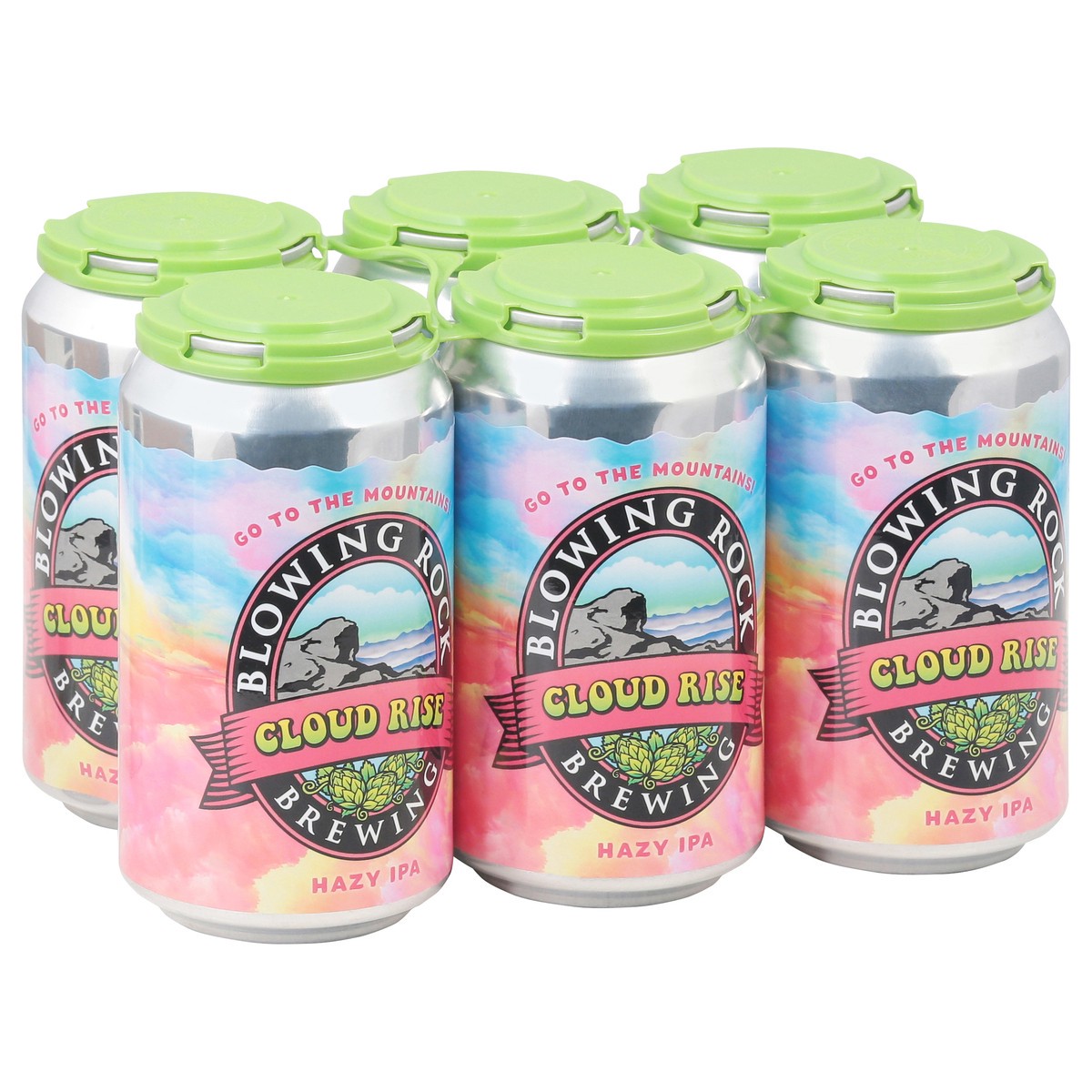 slide 2 of 9, Blowing Rock Cloud Rise Hazy IPA Beer 6 - 12 fl oz Cans, 6 ct