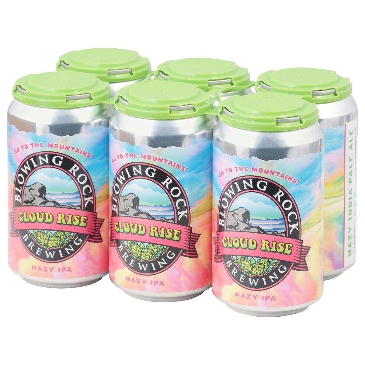 slide 8 of 9, Blowing Rock Cloud Rise Hazy IPA Beer 6 - 12 fl oz Cans, 6 ct