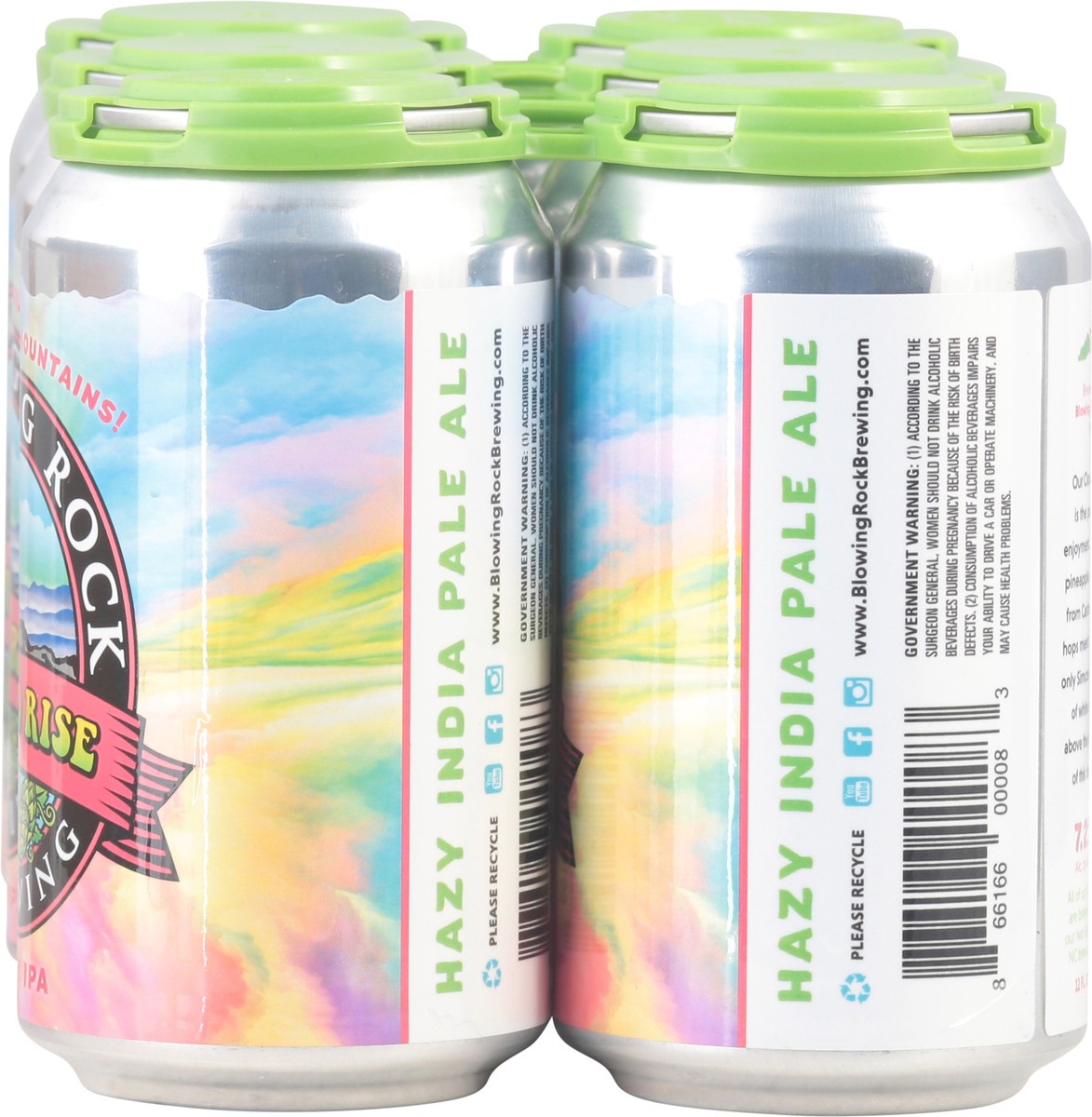 slide 3 of 9, Blowing Rock Cloud Rise Hazy IPA Beer 6 - 12 fl oz Cans, 6 ct