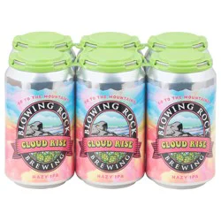 Blowing Rock Cloud Rise Hazy IPA Beer, 6 x 12 fl oz Cans