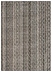 Studio Striped Plush Silhouette Area Rug, Tan/Gray, 30 in x 48 in