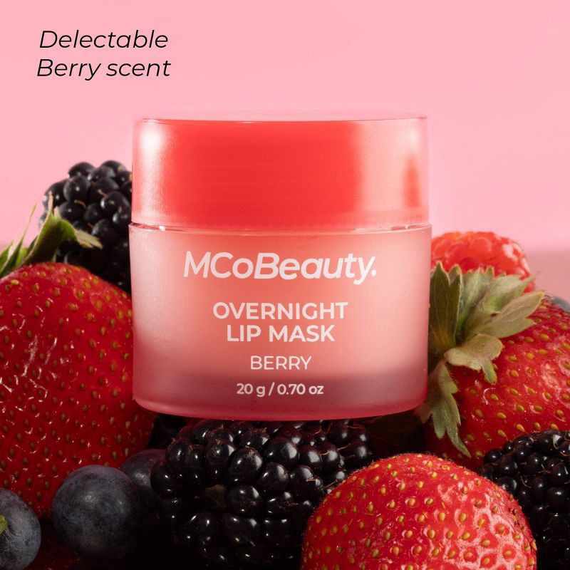 slide 9 of 10, MCoBeauty Overnight Lip Mask - Berry - 0.7oz, 0.7 oz