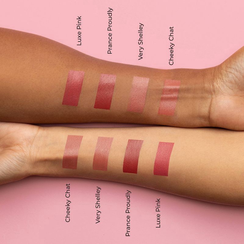 slide 2 of 11, MCoBeauty Creme Matte Luxe Lipstick - Rose Saturn - 0.12oz, 1 ct