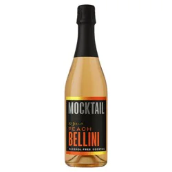 St. Julian Peach Bellini Mocktail