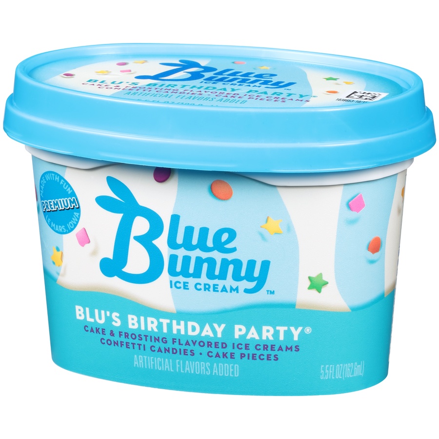 slide 3 of 8, Blue Bunny Blu's Birthday Party Ice Cream, 5.5 fl oz