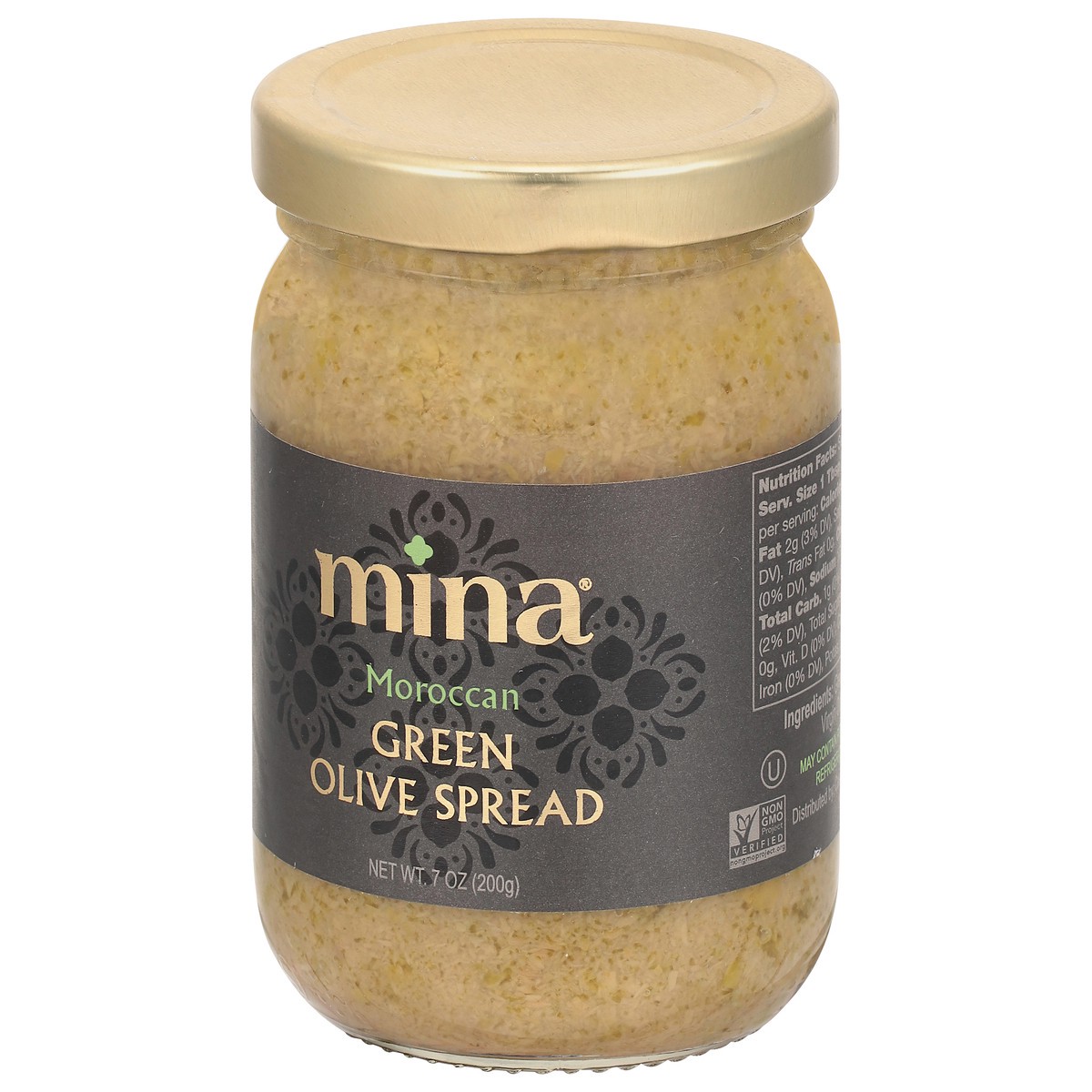slide 5 of 13, Mina Moroccan Green Olive Spread, 7 oz