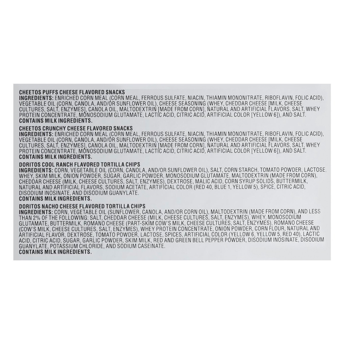 slide 5 of 11, Frito-Lay Snacks Doritos & Cheetos Mix Variety 17 5/8 Oz 18 Count, 18 ct