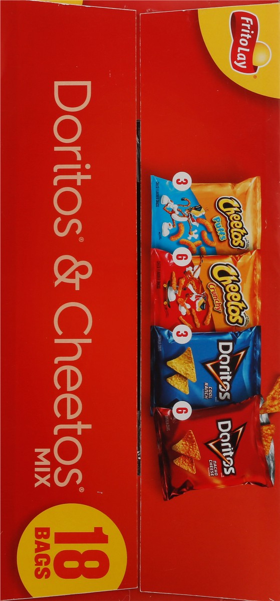 slide 8 of 11, Frito-Lay Snacks Doritos & Cheetos Mix Variety 17 5/8 Oz 18 Count, 18 ct