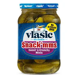 Vlasic Snack''mms Sweet''n Crunchy Mini Pickles, 16 fl. oz.