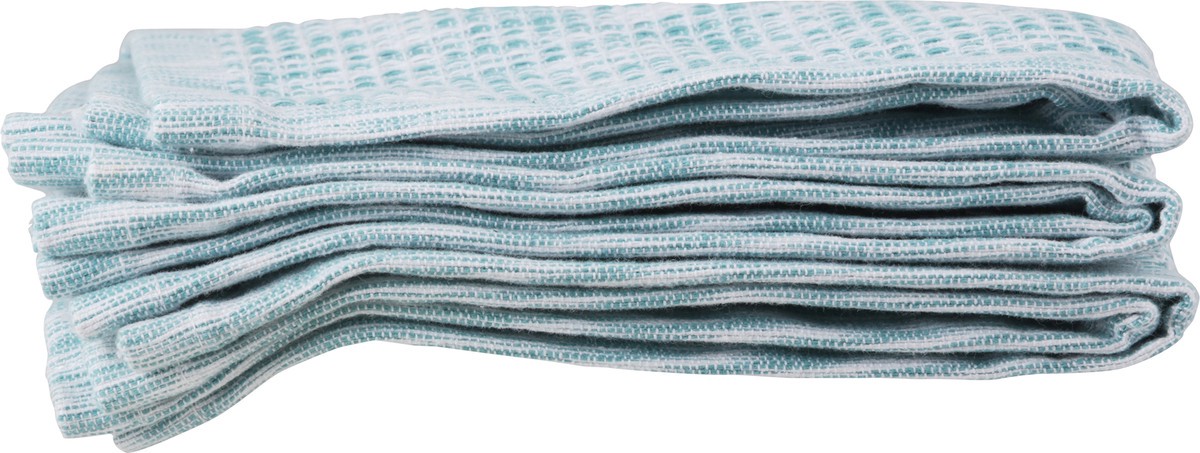 slide 4 of 9, KD Kitchen Kay Dee Dishcloth Aqua Haze, 3 ct