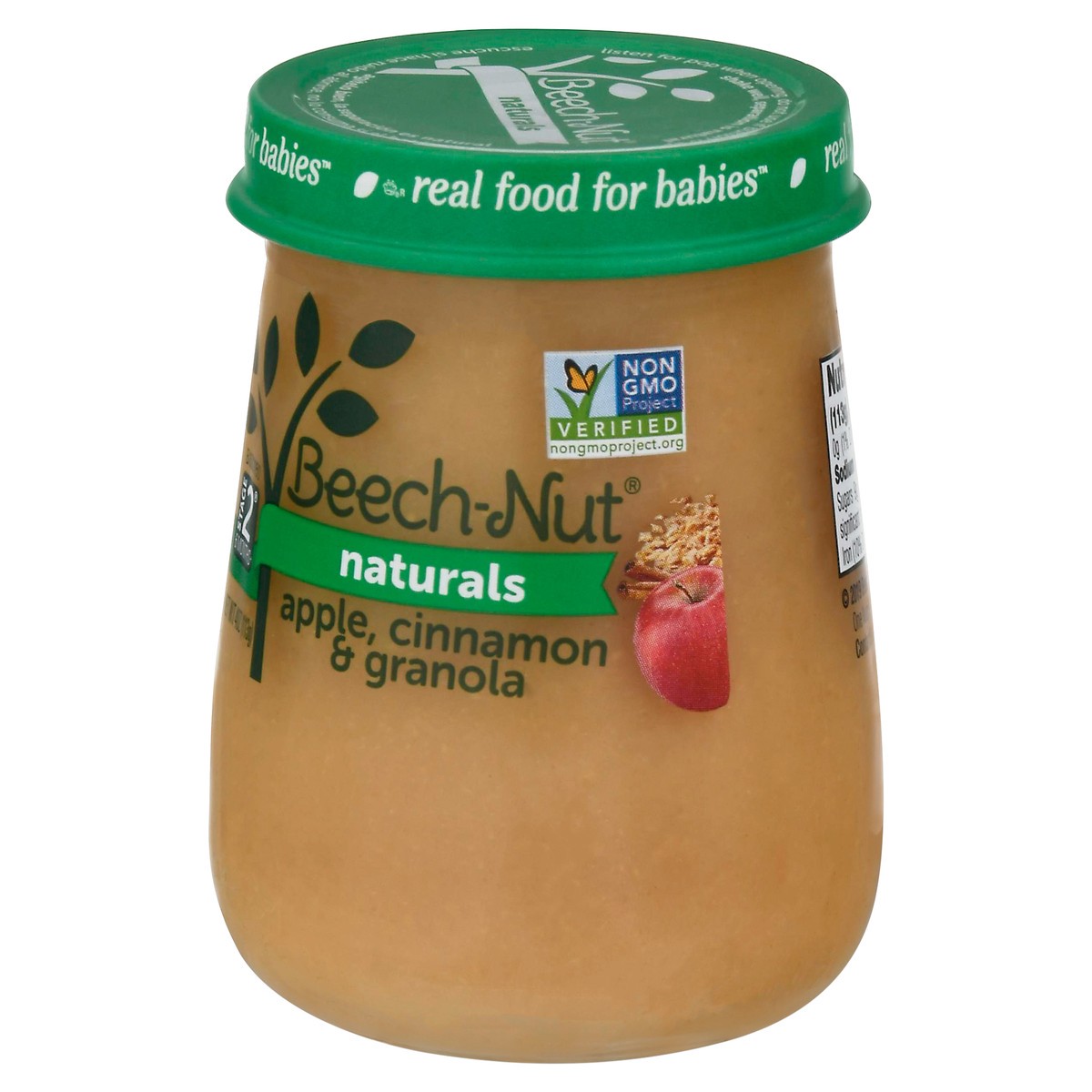 slide 6 of 9, Beech-Nut Naturals Stage 2 Baby Food, Apple Cinnamon & Granola, 4 oz Jar, 4 oz