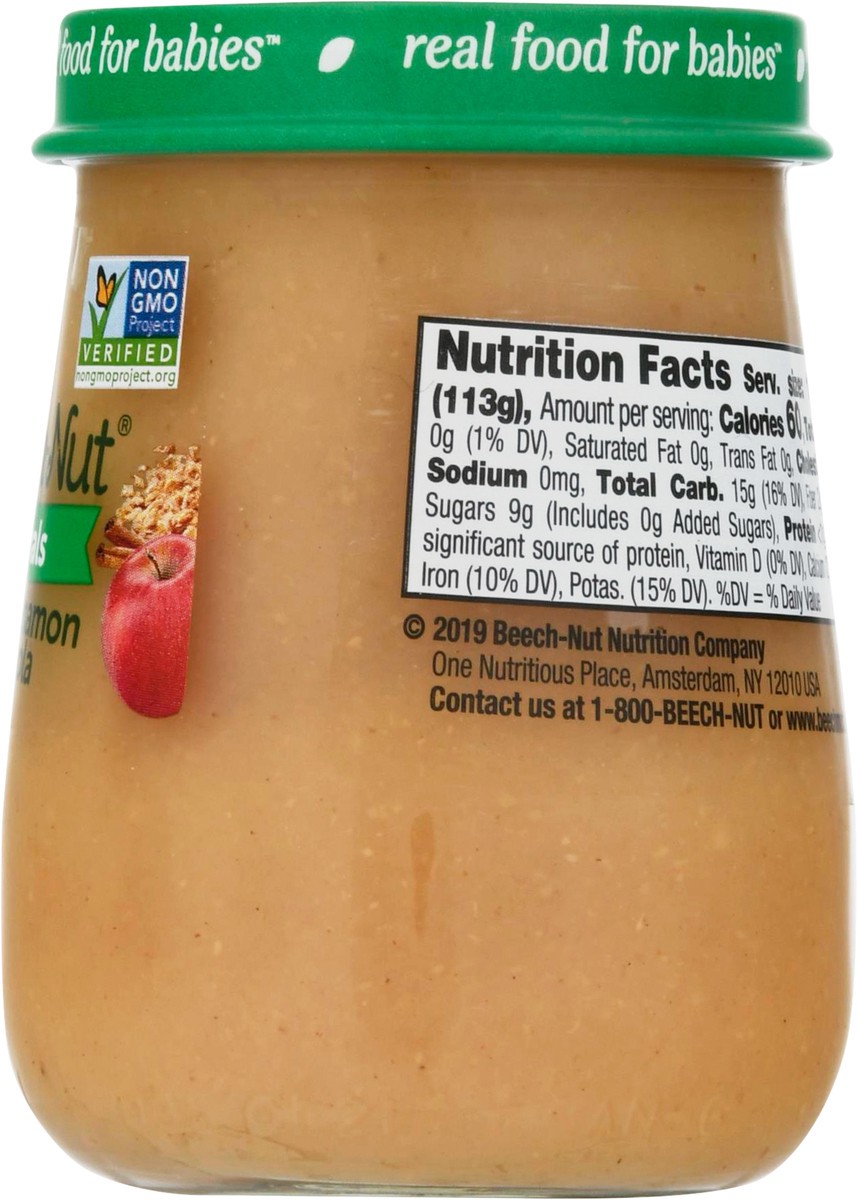 slide 8 of 9, Beech-Nut Naturals Stage 2 Baby Food, Apple Cinnamon & Granola, 4 oz Jar, 4 oz