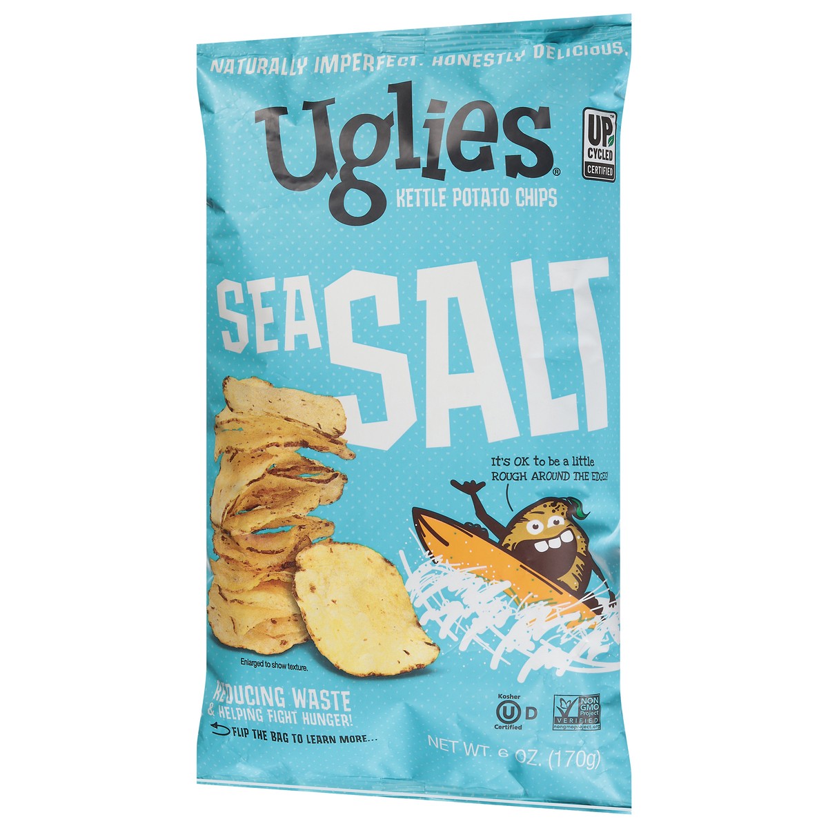 slide 5 of 13, Uglies Kettle Sea Salt Potato Chips 6 oz, 6 oz