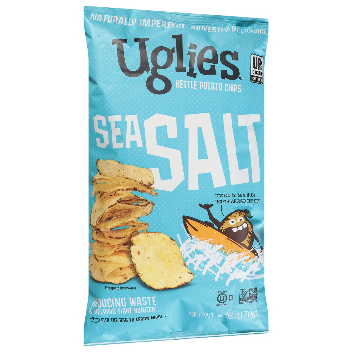 slide 11 of 13, Uglies Kettle Sea Salt Potato Chips 6 oz, 6 oz