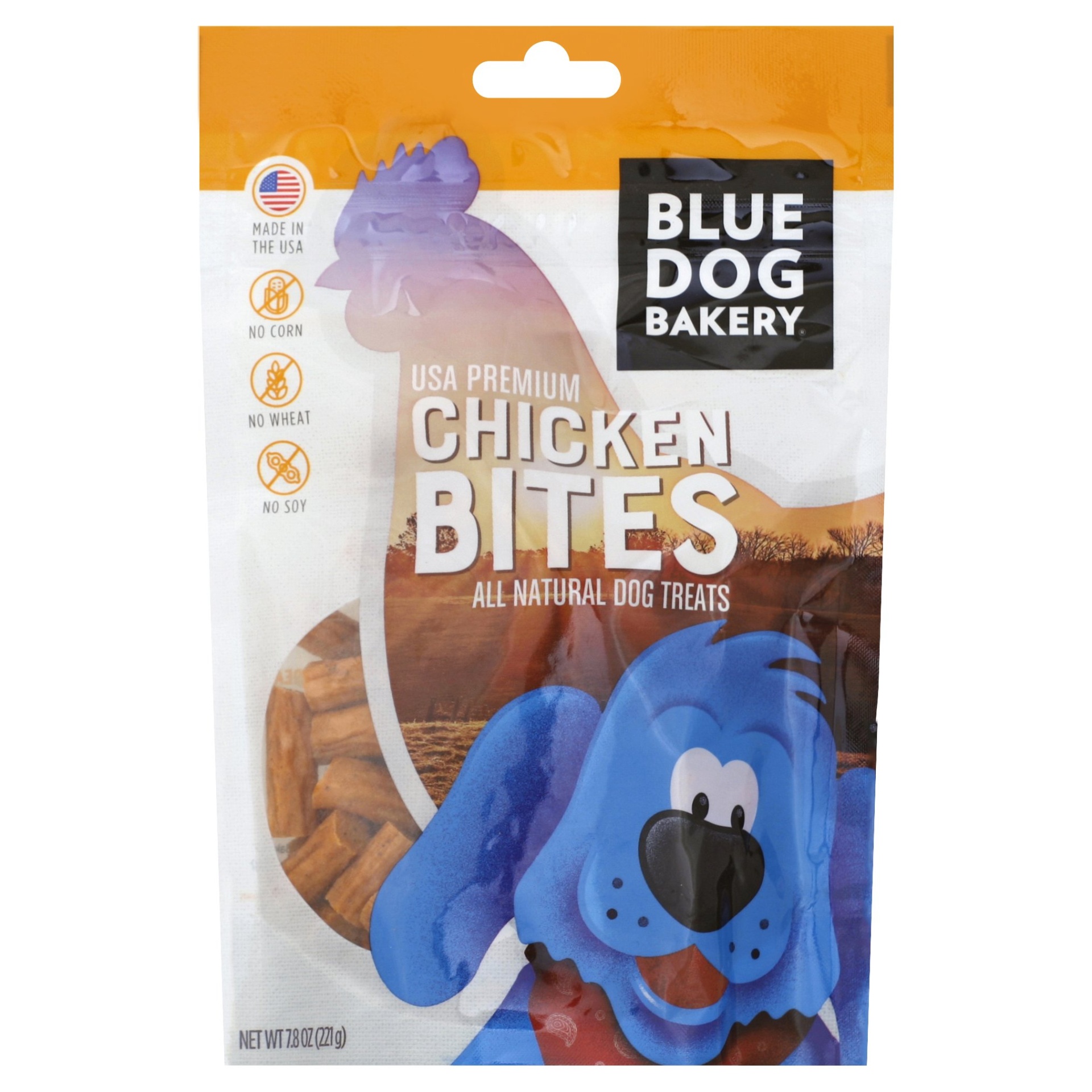 slide 1 of 6, Blue Dog Bakery Chicken Bites, 7.8 oz