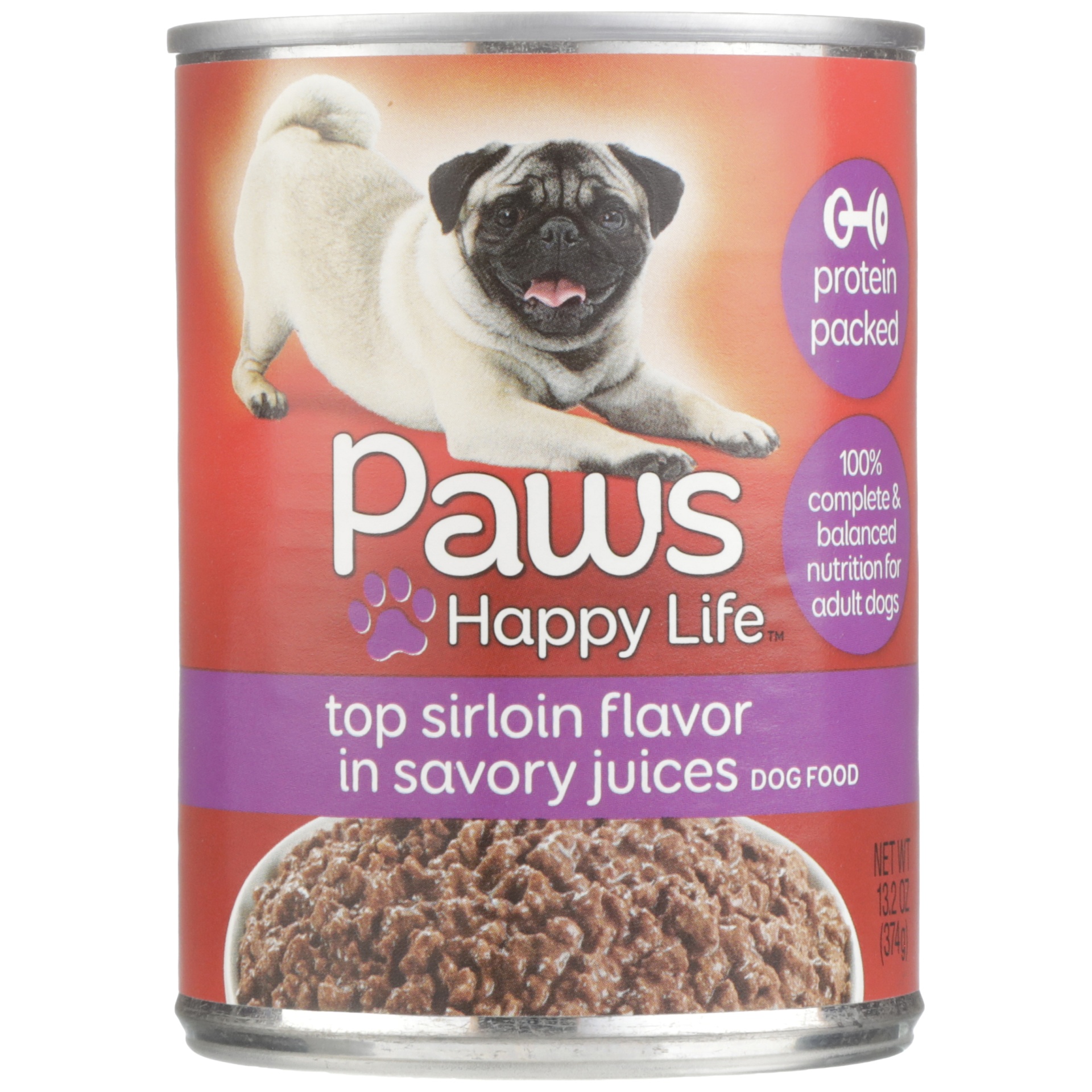 paws happy life canned dog food