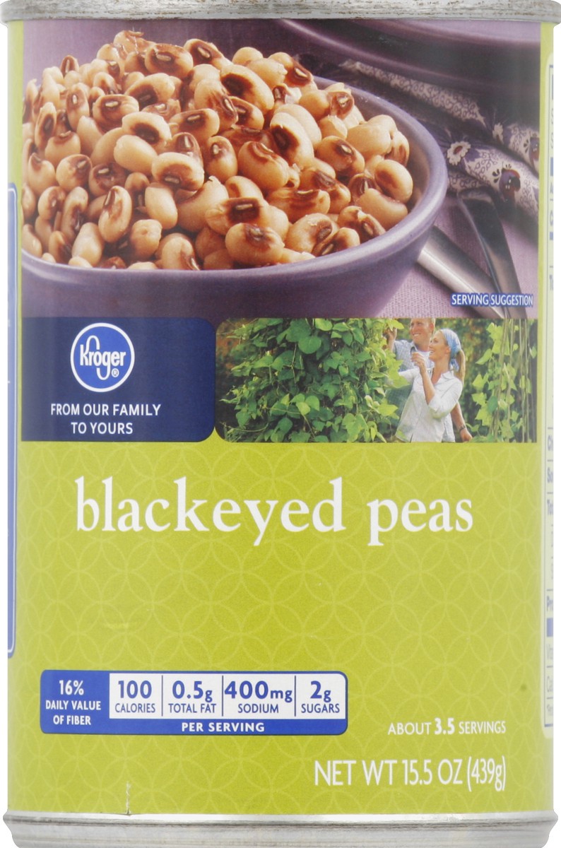 slide 2 of 6, Kroger Blackeyed Peas, 15 oz