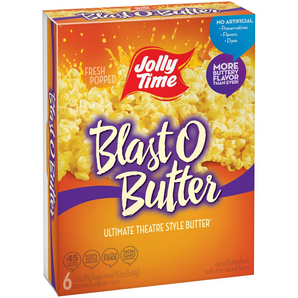 slide 7 of 7, Jolly Time® Blast O Butter Ultimate Theatre Style Popcorn, 6 ct; 3.2 oz