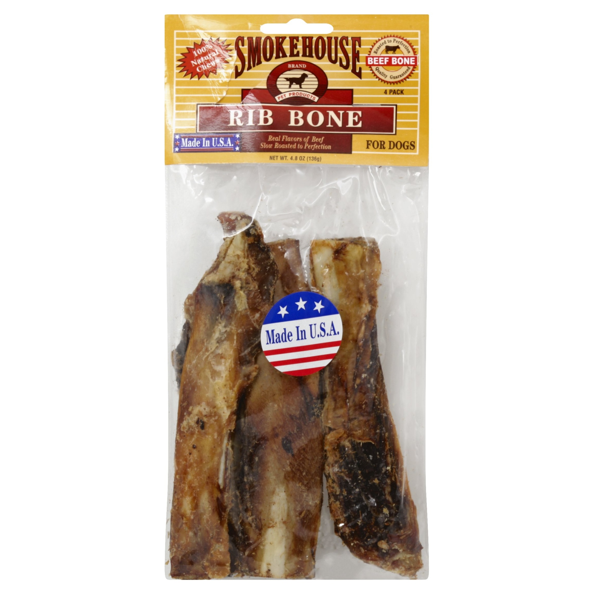 slide 1 of 2, Smokehouse Rib Bone 4 ea, 4 ct