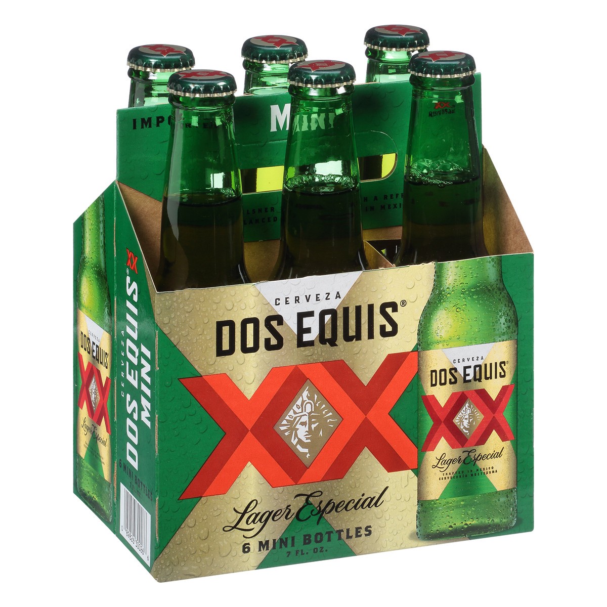 slide 4 of 9, Dos Equis Mexican Lager Beer, 6 Pack, 7 fl oz Bottles, 7 oz