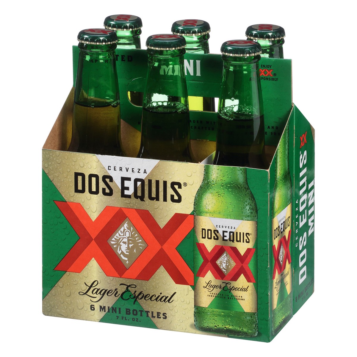 slide 2 of 9, Dos Equis Mexican Lager Beer, 6 Pack, 7 fl oz Bottles, 7 oz