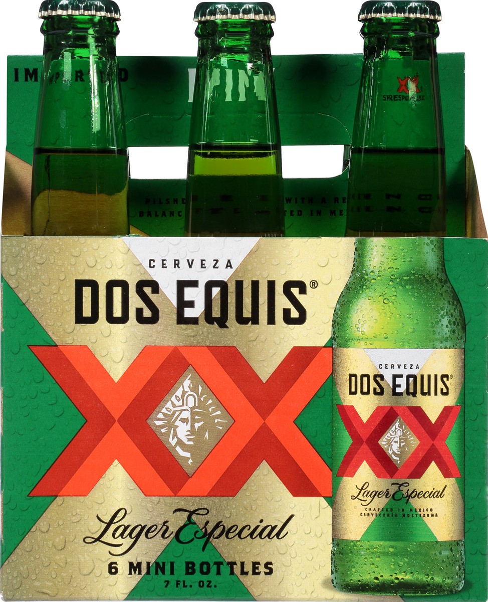 slide 8 of 9, Dos Equis Mexican Lager Beer, 6 Pack, 7 fl oz Bottles, 7 oz