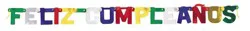 Unique Industries Feliz Cumpleaños Deluxe Jointed Banner
