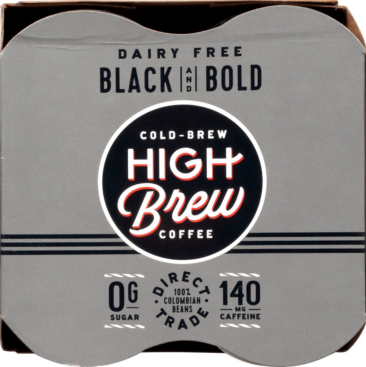 slide 7 of 13, High Brew Dairy Free 4 Pack Cold-Brew Black & Bold Coffee 4 ea - 4 ct, 4 ct