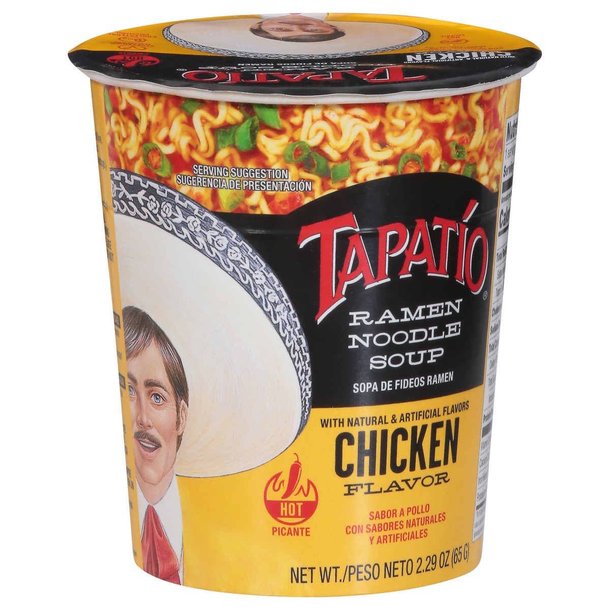 slide 2 of 9, Tapatio Chicken Flavor Ramen Noodle Soup 2.29 oz, 2.29 oz