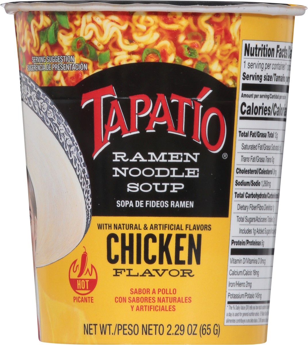 slide 6 of 9, Tapatio Chicken Flavor Ramen Noodle Soup 2.29 oz, 2.29 oz