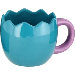 Destination Holiday Teal Cracked Easter Egg Mug