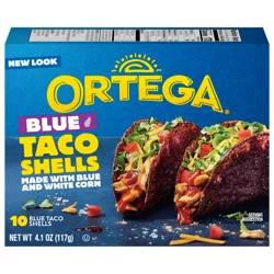 Ortega Blue Corn Taco Shells, Gluten Free, 10 count, 4.1 oz