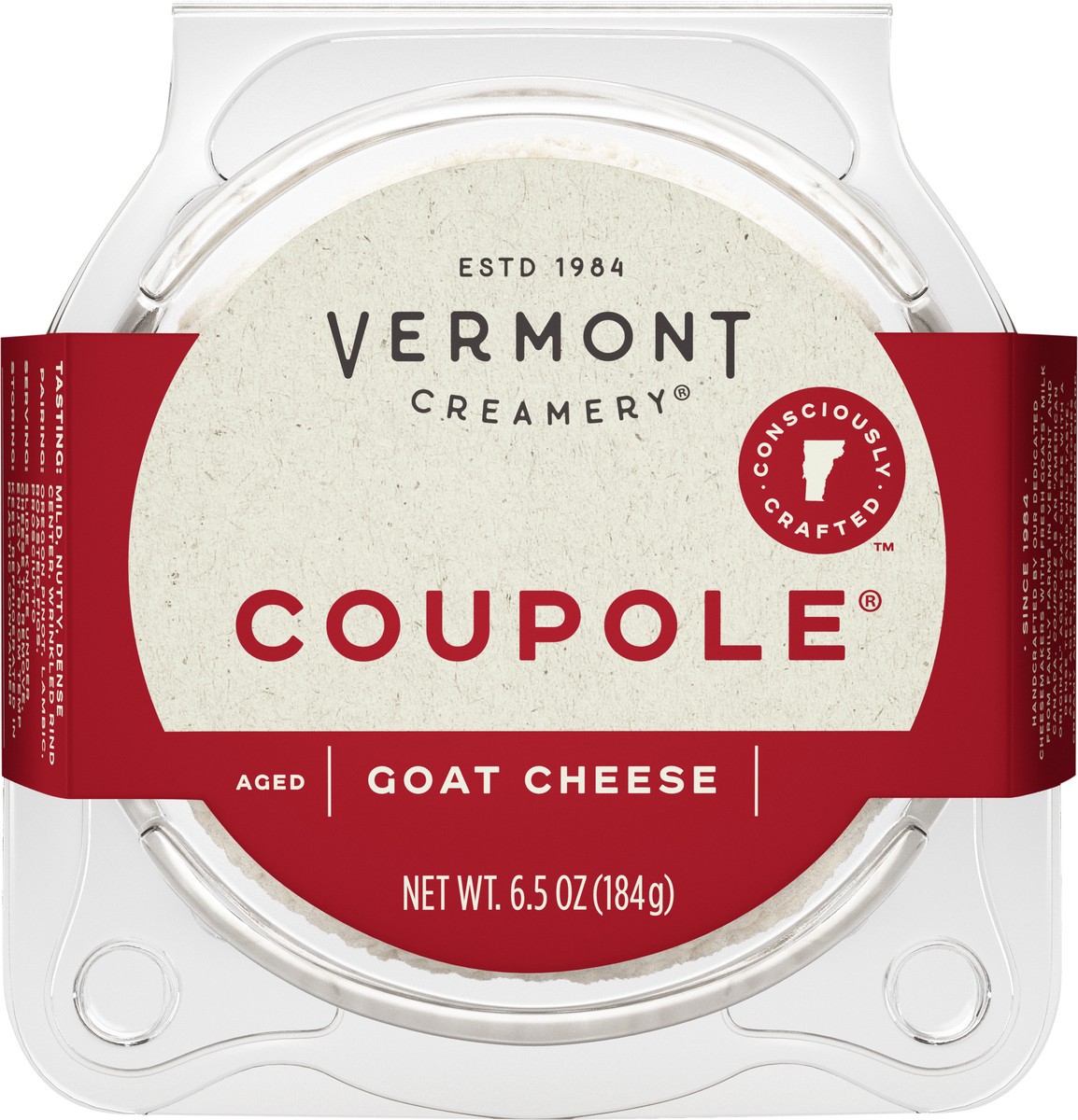 slide 4 of 14, Vermont Creamery Coupole Goat Cheese 6.5 oz. Pack, 6.5 oz