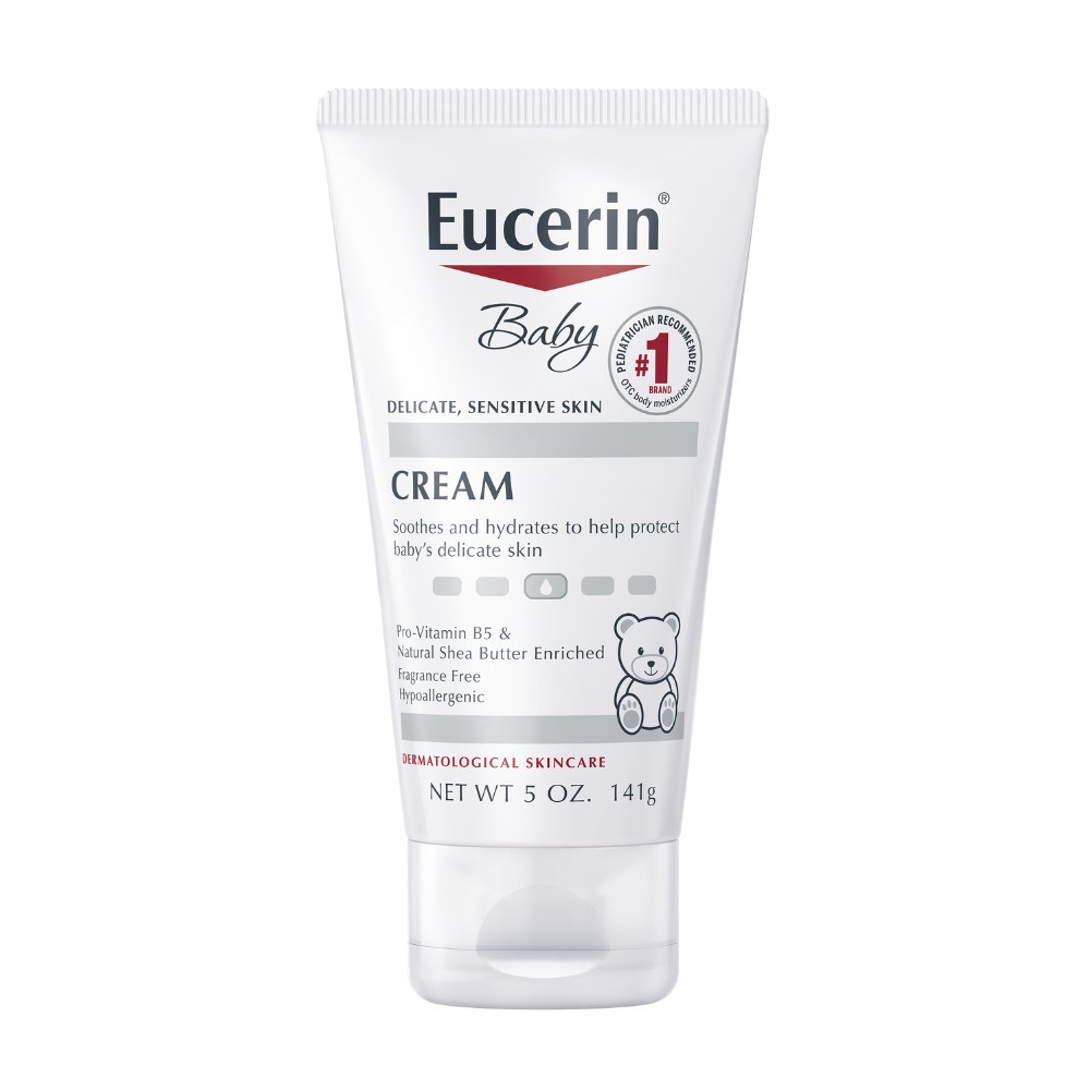 slide 1 of 7, Eucerin Unscented Baby Creme, 5 oz