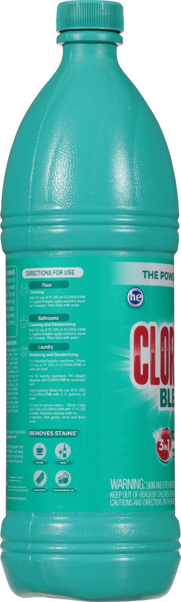 slide 8 of 9, Cloralen Regular Bleach 32.12 fl oz, 32.12 fl oz