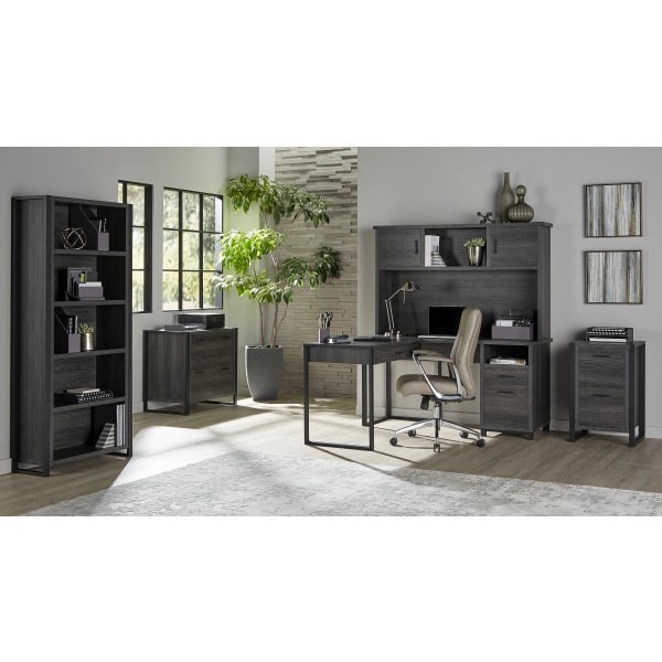 slide 3 of 10, Realspace Dejori 2-Drawer File Cabinet, Lateral, 32-3/4''W, Charcoal, 1 ct