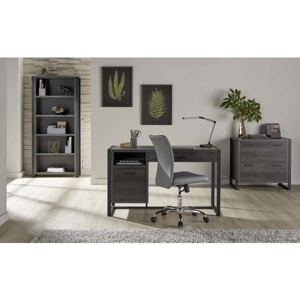 slide 8 of 10, Realspace Dejori 2-Drawer File Cabinet, Lateral, 32-3/4''W, Charcoal, 1 ct