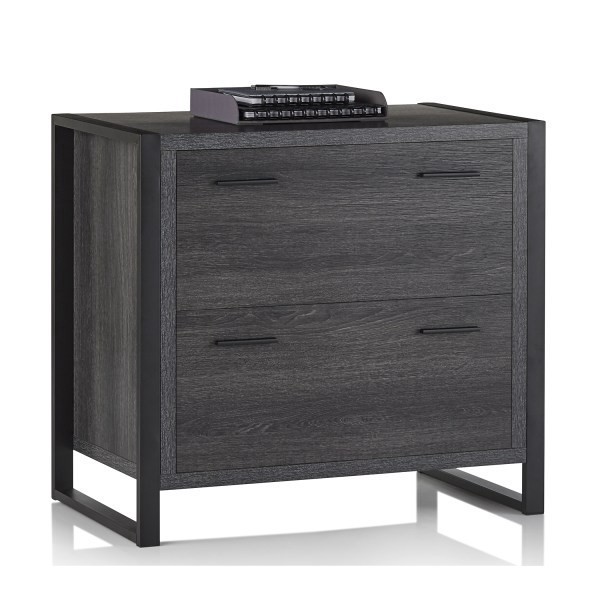 slide 7 of 10, Realspace Dejori 2-Drawer File Cabinet, Lateral, 32-3/4''W, Charcoal, 1 ct