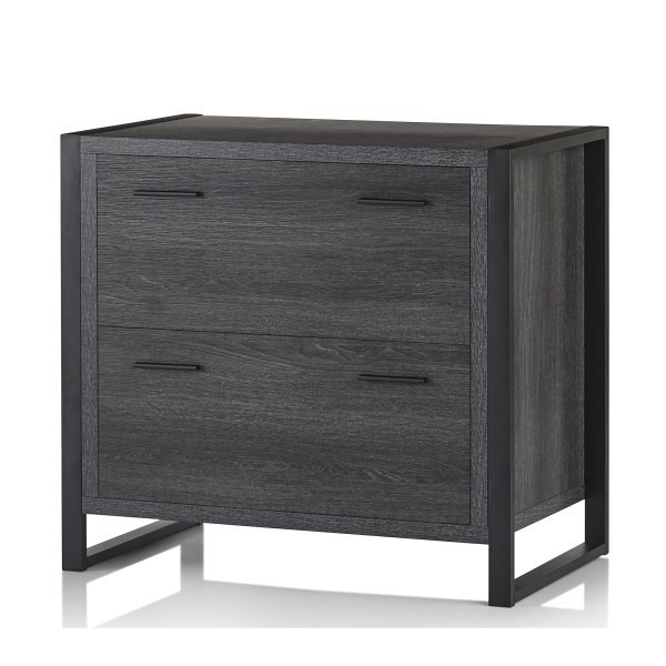 slide 5 of 10, Realspace Dejori 2-Drawer File Cabinet, Lateral, 32-3/4''W, Charcoal, 1 ct