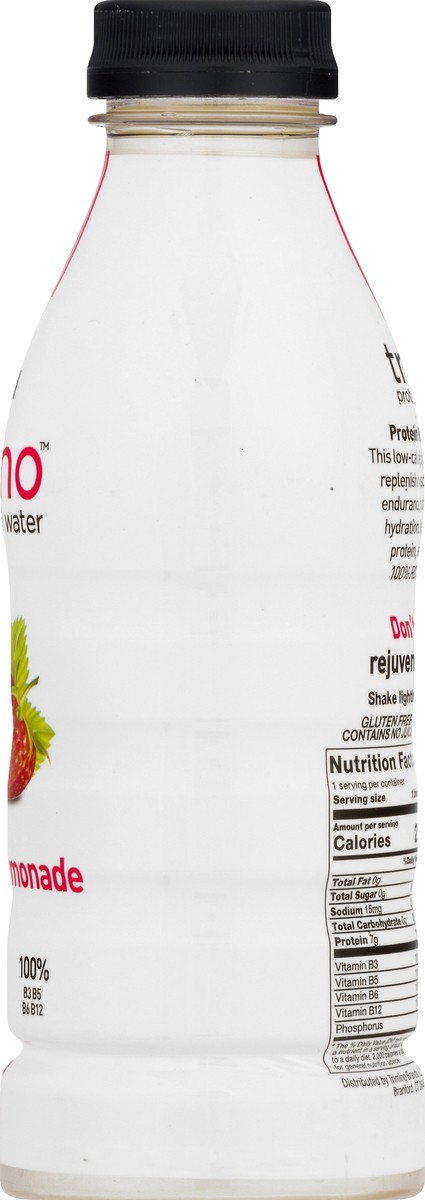 slide 8 of 9, trimino Strawberry Lemonade Protein Infused Water - 16 oz, 16 oz