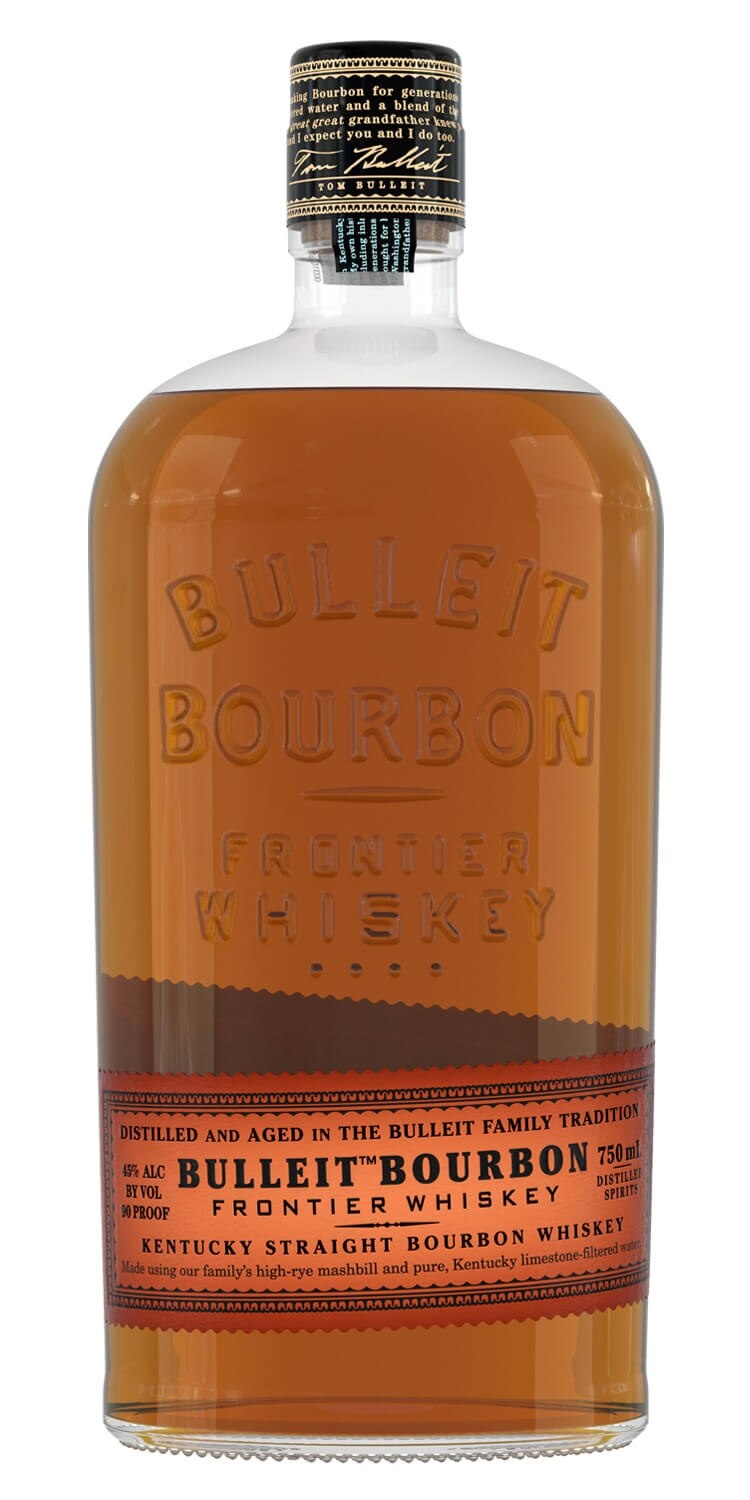 slide 1 of 1, Bulleit Bourbon Frontier Whiskey, 750 ml