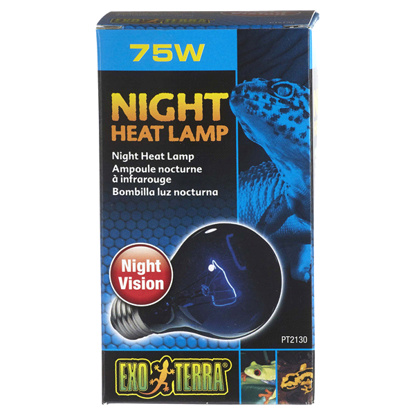 slide 1 of 1, Exo-Terra Exo Terra Night Heat Lamp, 75 Watt, 1 ct