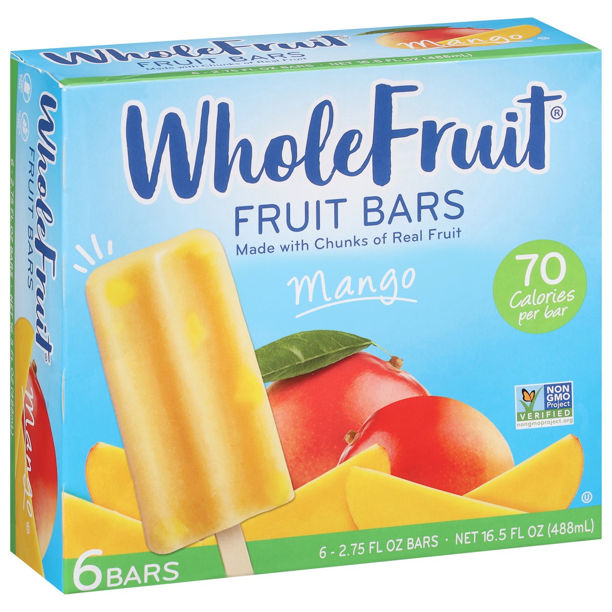 slide 2 of 11, Whole Fruit Fruit Bars Mango, 2.75 fl oz