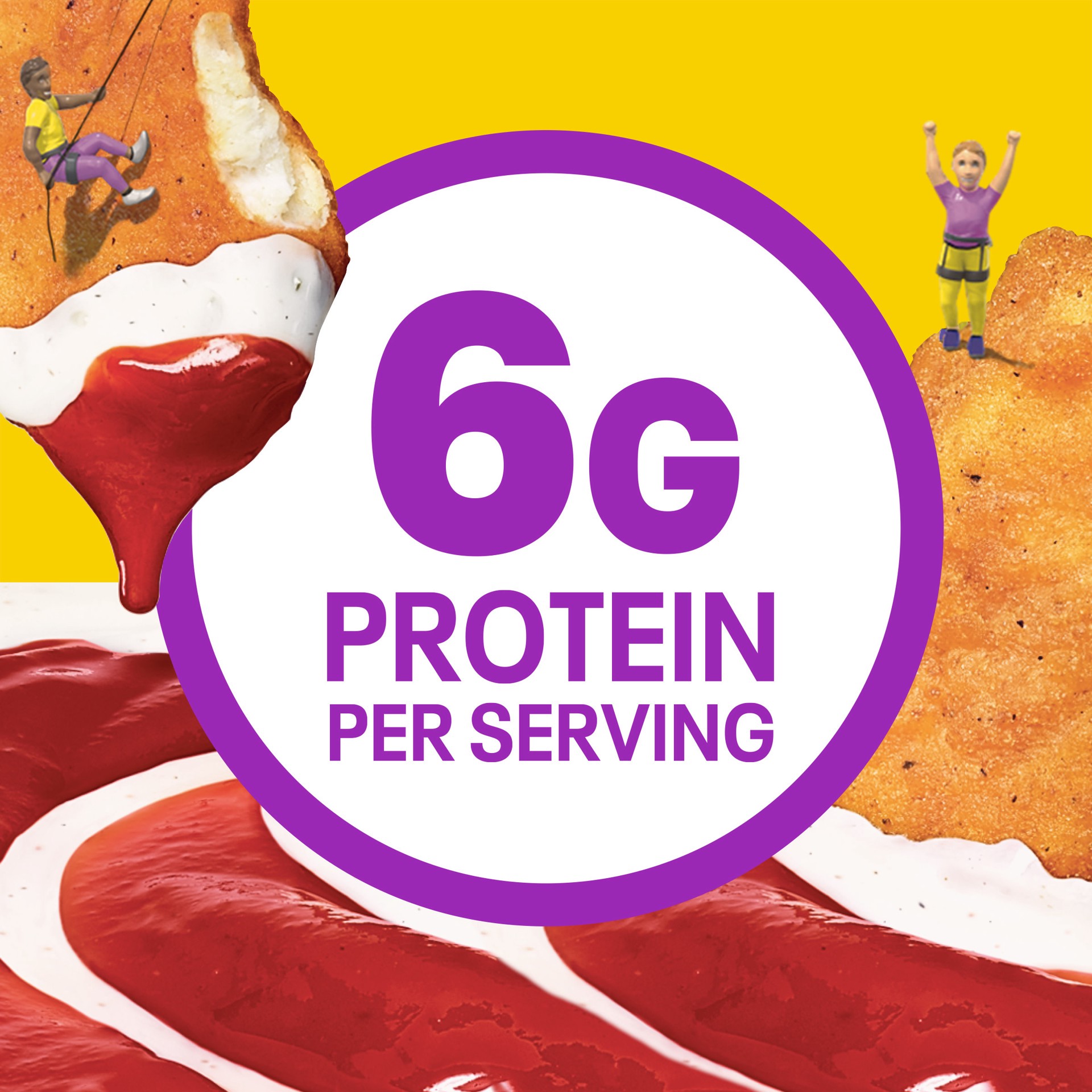 slide 2 of 5, Lunchables Dunkables Chicken Poppers with Ranch & Ketchup-Style Dip Snack Kit, 2.9 oz Tray, 2.9 oz