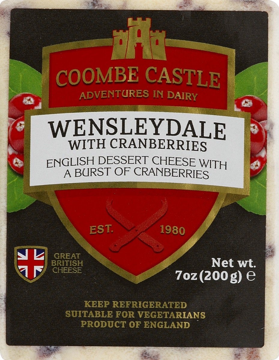 slide 5 of 5, Coombe Castle Cheese 7 oz, 0.58 oz