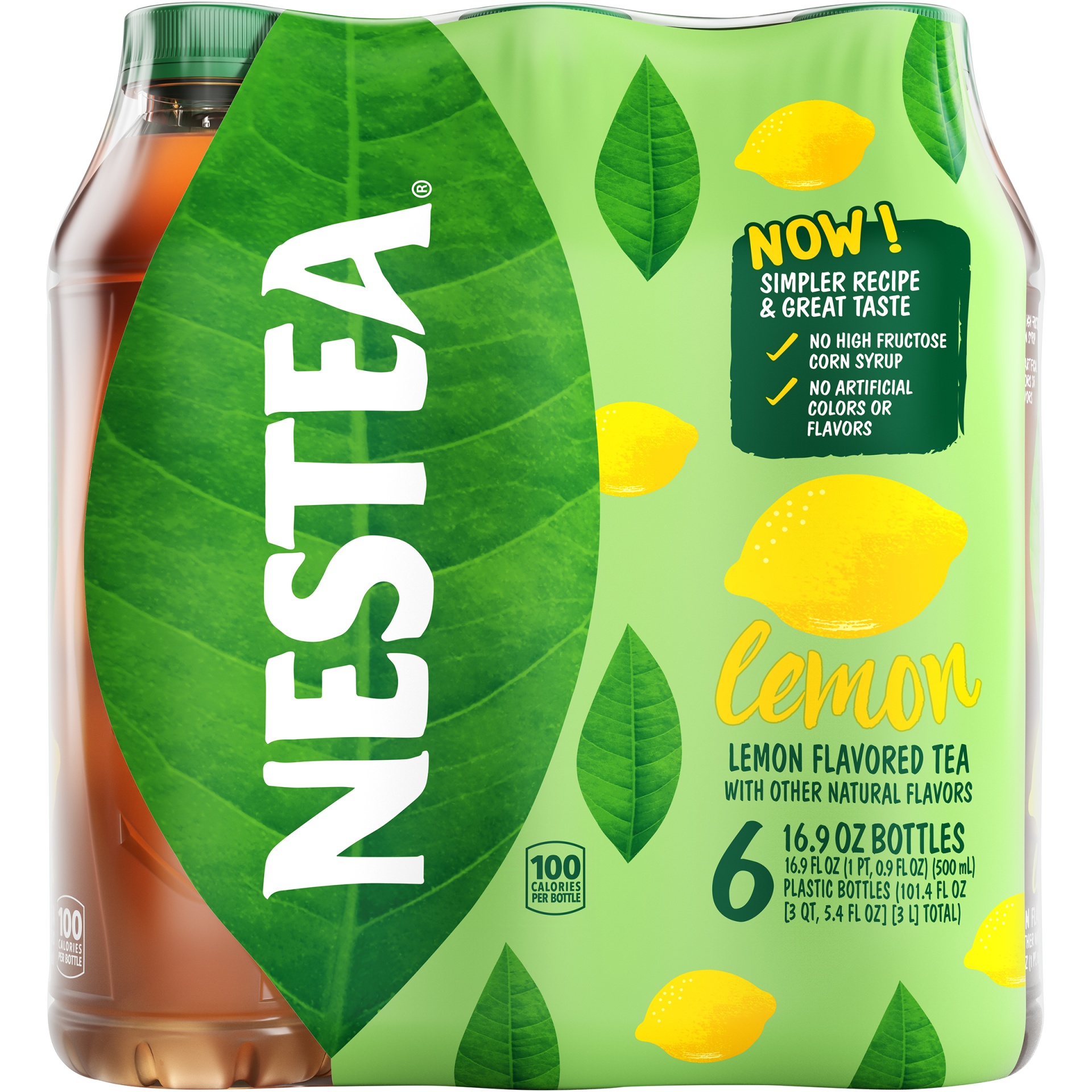 slide 1 of 4, Nestea Lemon Flavored Tea - 6 ct; 16.9 fl oz, 6 ct; 16.9 fl oz