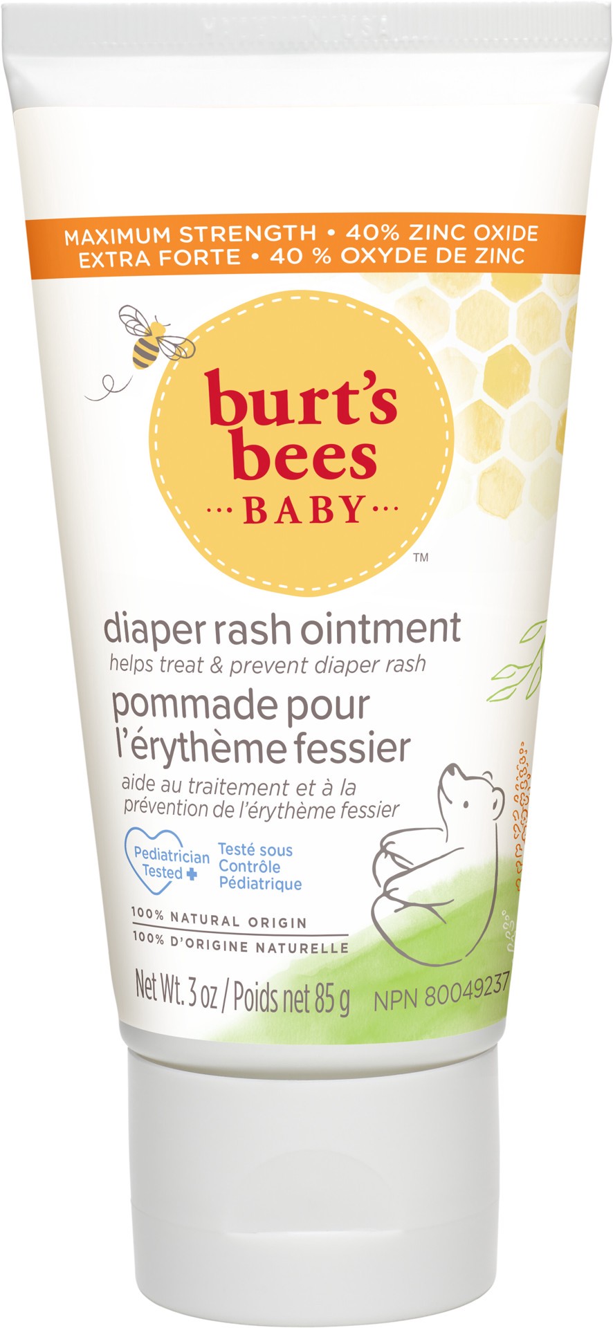 slide 1 of 39, Burt's Bees Baby™ 100% Natural Origin Diaper Rash Ointment - 3 Ounce Tube, 3 oz