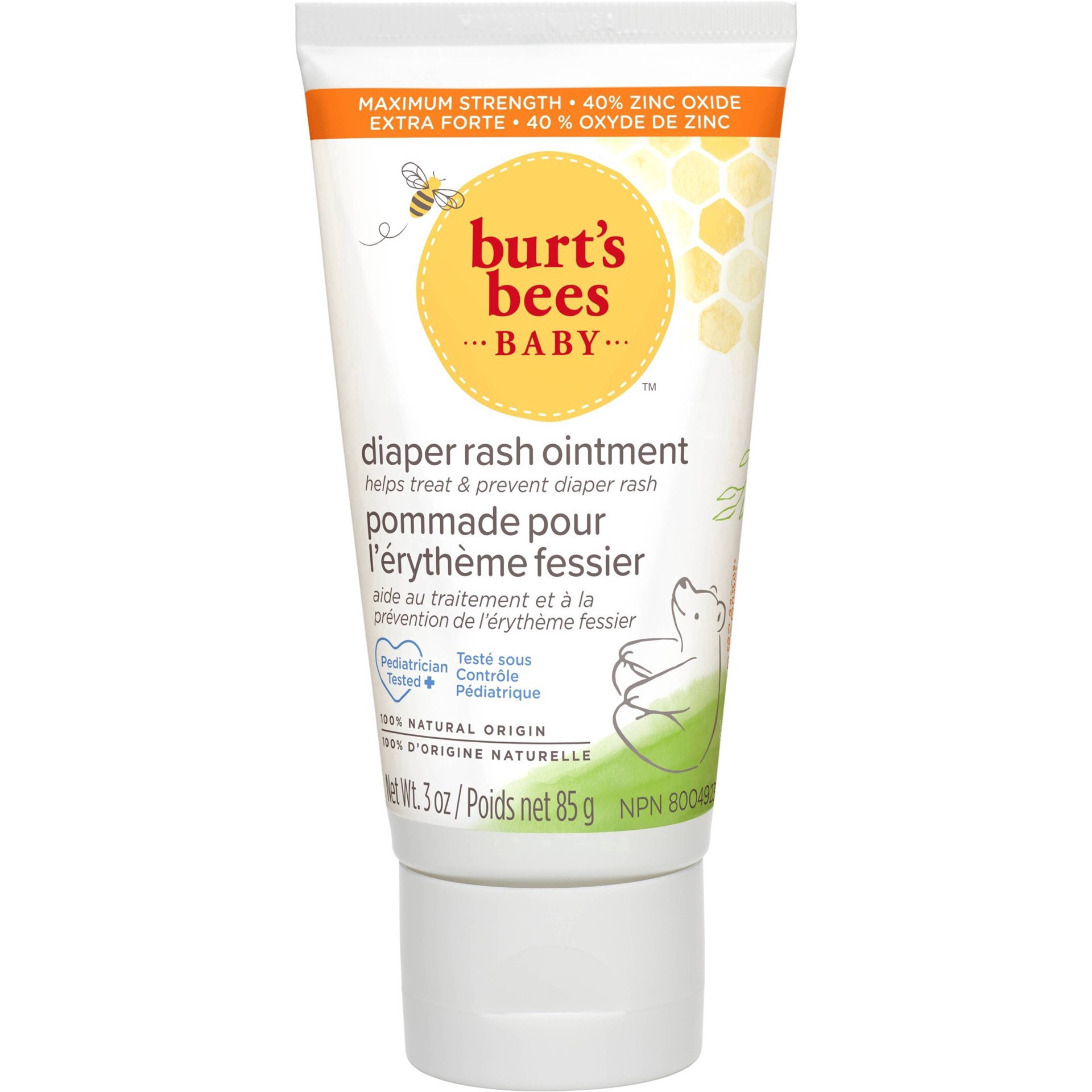 slide 12 of 39, Burt's Bees Baby™ 100% Natural Origin Diaper Rash Ointment - 3 Ounce Tube, 3 oz