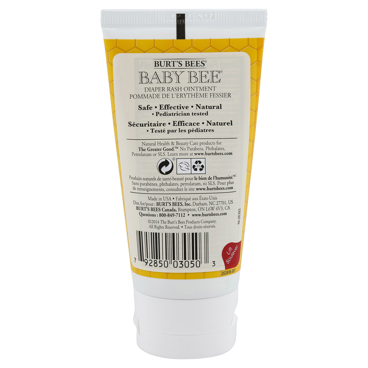 slide 35 of 39, Burt's Bees Baby™ 100% Natural Origin Diaper Rash Ointment - 3 Ounce Tube, 3 oz