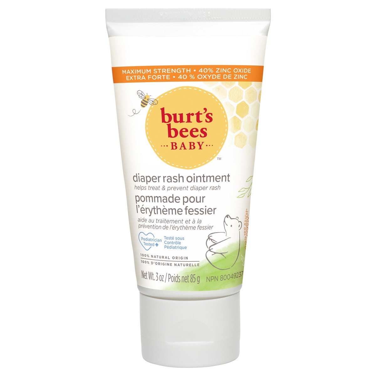 slide 1 of 39, Burt's Bees Baby Natural Origin Diaper Rash Ointment, 3 oz